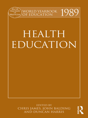 cover image of World Yearbook of Education 1989